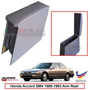  Honda Accord SM4 (4th Gen) 1989-1993 4' Plywood PVC Armrest Center Console Box (Grey) 